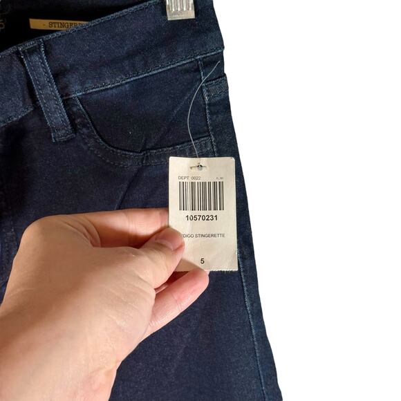 Blackheart Hot Topic NWT Women's Junior 5 Indigo Stingerette Super Skinny Jeans - Picture 9 of 12